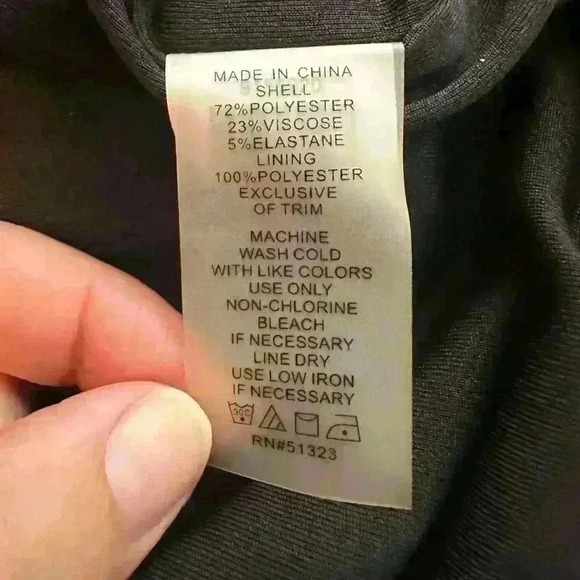 Vince Camuto dress, women’s size 8, dark gray/black NWT - Picture 8 of 9